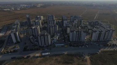 Kiev şehri, Sofievskaya Borshchagovsky bölgesi, İHA 'dan ateş ediliyor.