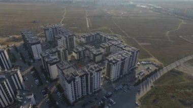 Kiev şehri, Sofievskaya Borshchagovsky bölgesi, İHA 'dan ateş ediliyor.