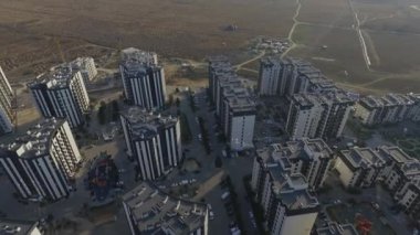 Kiev şehri, Sofievskaya Borshchagovsky bölgesi, İHA 'dan ateş ediliyor.