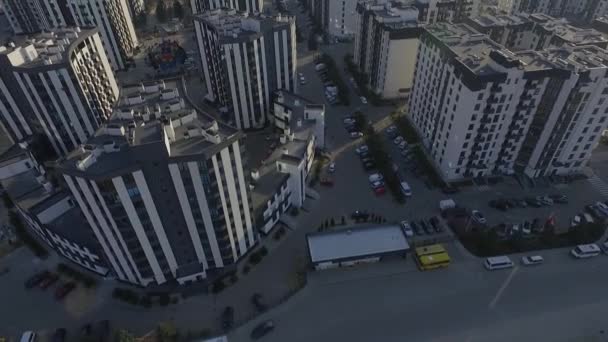 Kiev Stad Vlucht Stad Sofievskaya Borshchagovsky District Schieten Vanuit Een — Stockvideo