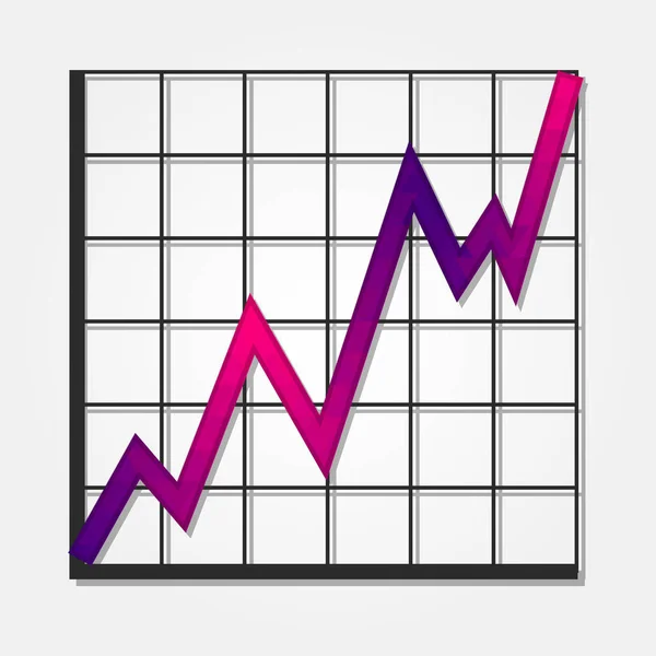 Graphenform mit bunten Dreiecken — Stockvektor