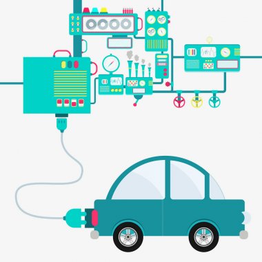 Fabrika ve elektrikli otomobil