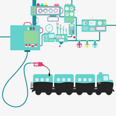 Tren ve petrol üretimi