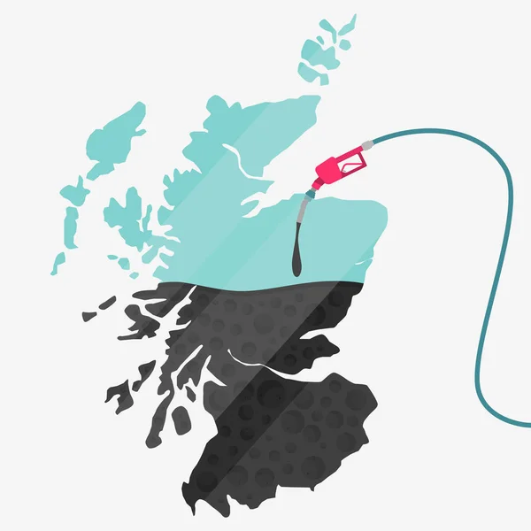 Petróleo de Escocia — Vector de stock