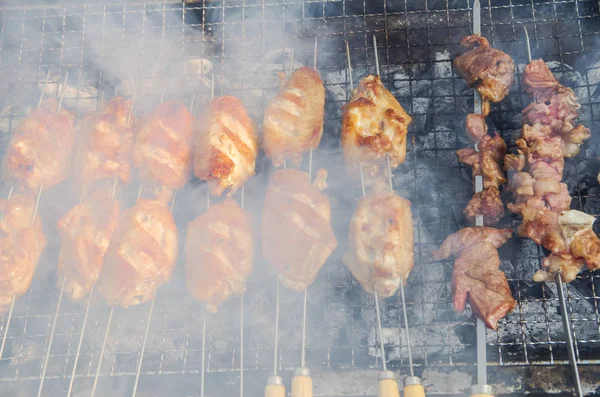 Wild Delicious Ailes Poulet Barbecue — Photo