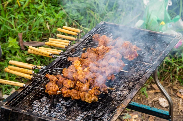 Rosta Läckra Fårkött Naturen — Stockfoto