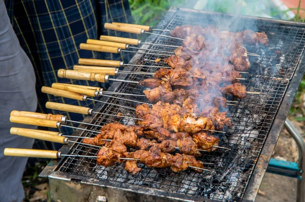 Roast Delicious Mutton Wild — Stock Photo, Image