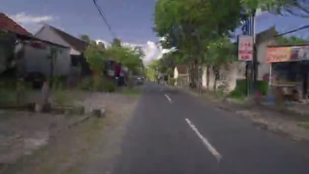 Hyperlapse ulice v Bali — Stock video