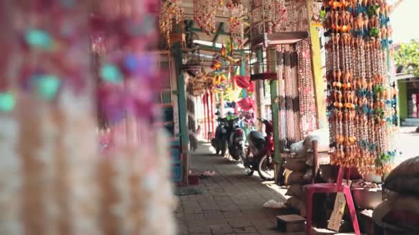 Tienda de carcasas en Cilacap, Java, Indonesia — Vídeos de Stock