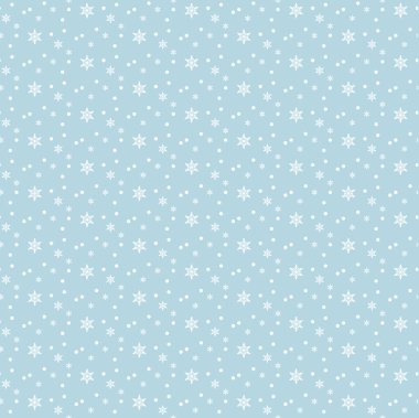 Kar taneleri seamless modeli. Kar arka plan düşüyor. Vektör çizim