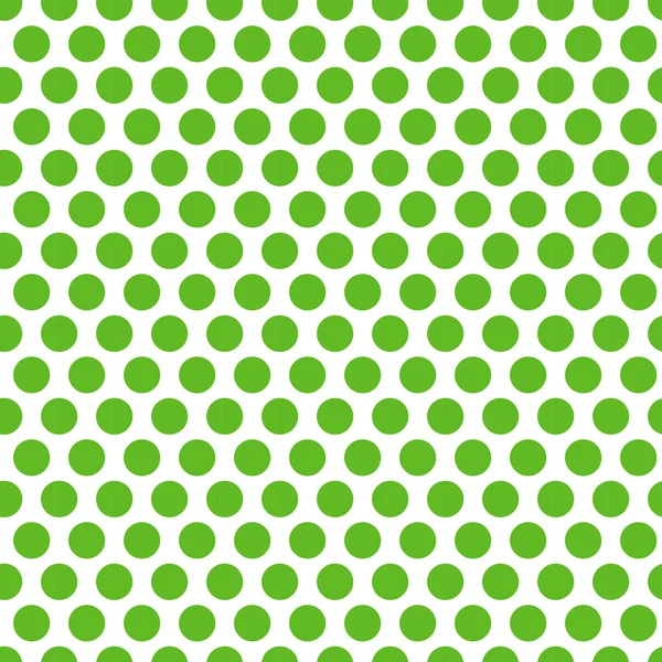 Gepunktetes grünes nahtloses Muster. endlose Hintergrundtextur. Vektorillustration. — Stockvektor
