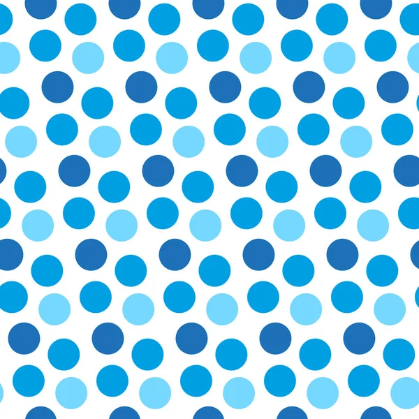 Glücklicher israel unabhängigkeitstag nahtloses muster mit blauer polka dot textur. Vektorillustration. — Stockvektor