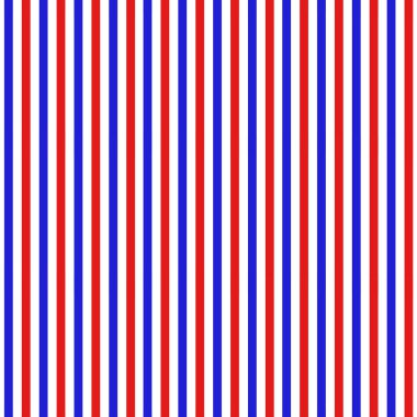 Amerika'da Bağımsızlık günü seamless modeli. 4 Temmuz sonsuz bir arka plan. ABD ulusal tatil doku çizgili yinelenen. Vektör çizim.