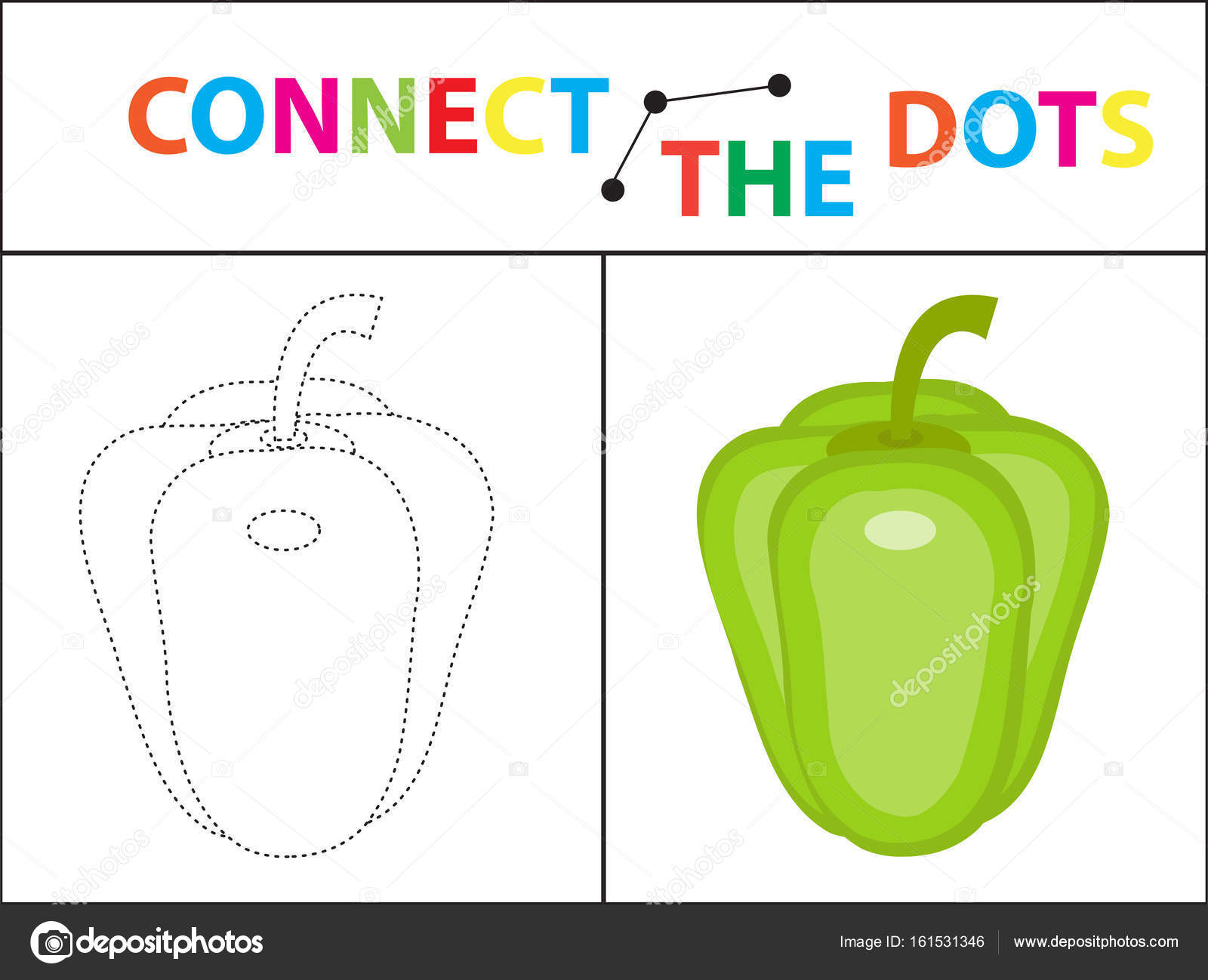 Collegare l immagine di puntini Per i bambini in et  prescolare Cerchio sulla linea tratteggiata e vernice Pagina da colorare