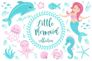 Download Baby Mermaid Free Vector Eps Cdr Ai Svg Vector Illustration Graphic Art