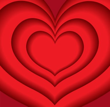 Sevgililer Gününüz kutlu olsun, tasarımınız için bir şablon. Vektör illüstrasyonu.