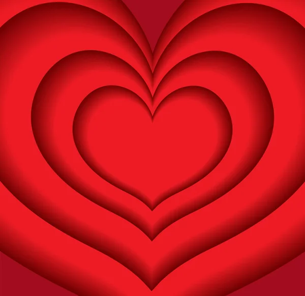 Happy Valentines Day Hintergrund, Vorlage für Ihr Design. Vektorillustration. — Stockvektor