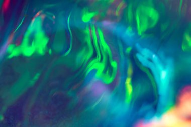 Hologram konsepti sanat tasarımı. Çok renkli. Davet için illüstrasyon