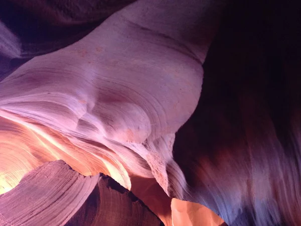 Sandstone Rock Formations, Lower Antelope Canyon, Page, Arizona, USA — Stock Photo, Image