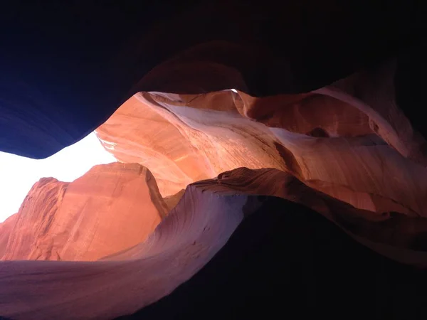 Sandstone Kaya oluşumları, Aşağı Antilop Kanyonu, Sayfa, Arizona, Usa