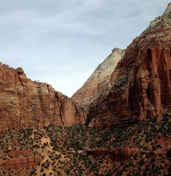 Zion Ulusal Parkı Amerika Birleşik Devletleri Nin Görkemli Popüler Ulusal — Stok fotoğraf