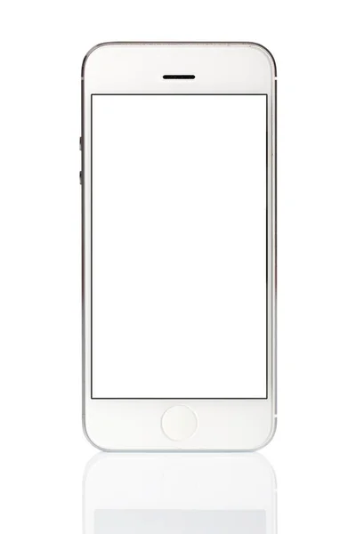 White Smart Phone Isolated