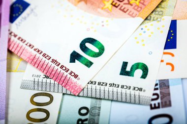 euro banknot closeup