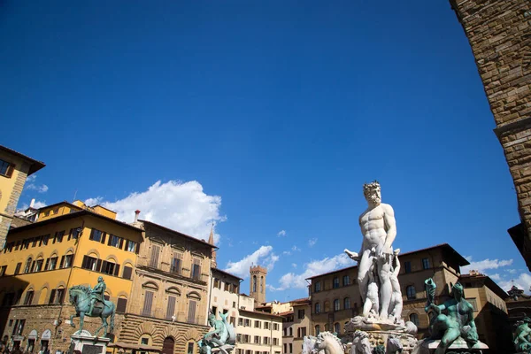 Neptune Fountain in Florence, Italy — Stock Photo, Image