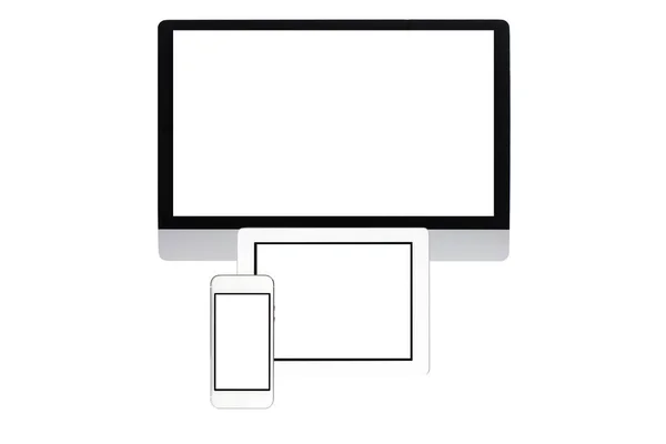 Computer screen isolated — Stock Photo, Image