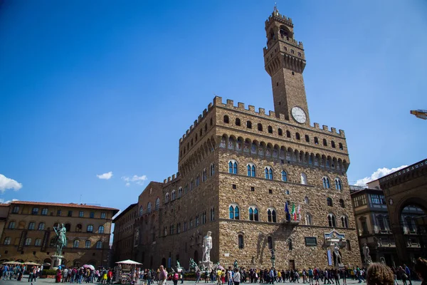 Palazzo Vecchio a Firenze, Italia — Foto Stock