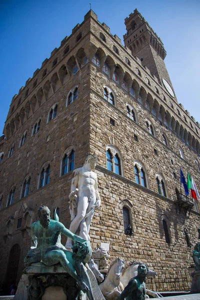 Palazzo Vecchio em Florence, Italia — Fotografia de Stock