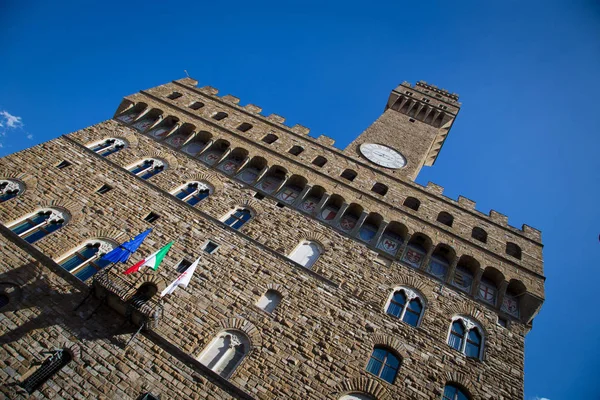 Palazzo Vecchio em Florence, Italia — Fotografia de Stock
