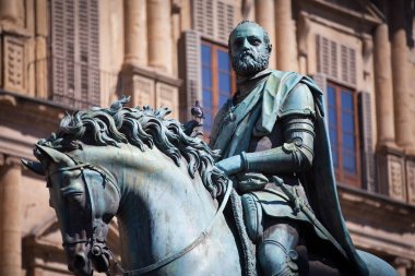 Statue of Cosimo I de Medici, Florence clipart