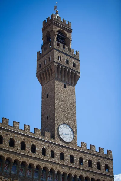 Palazzo Vecchio ve Florencii, Itálie — Stock fotografie