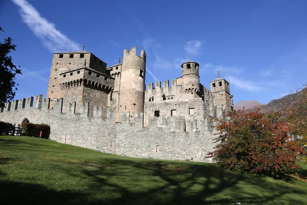 Schloss Fenis im Aostatal — Stockfoto