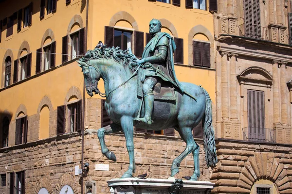 Statua di Cosimo I de Medici, Firenze — Foto Stock