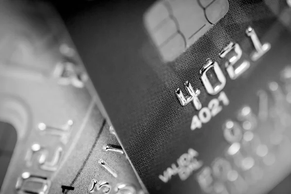 Close up of credit card