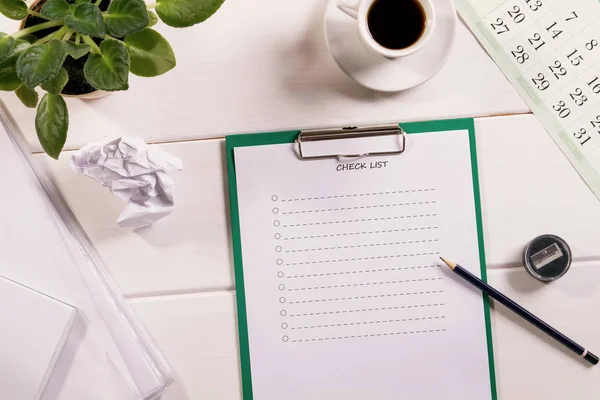 Clipboad ve onay kutusunu çalışma masası