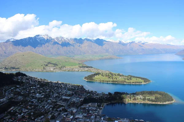 Queenstown 'un üstünden görüntüle