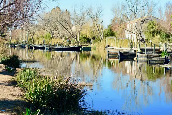 Gamla Båtar Spanien — Stockfoto