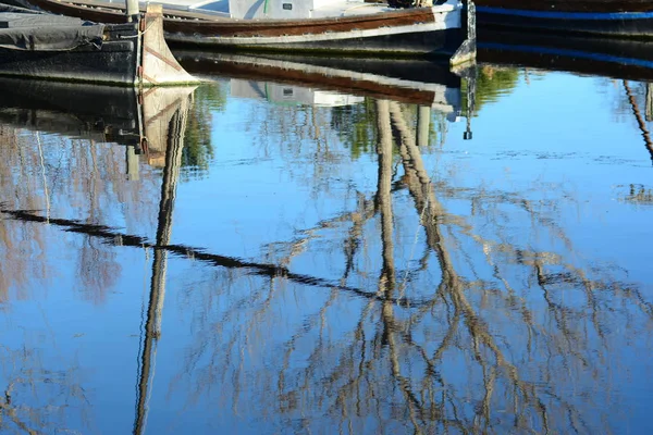 Gamla Båtar Spanien — Stockfoto