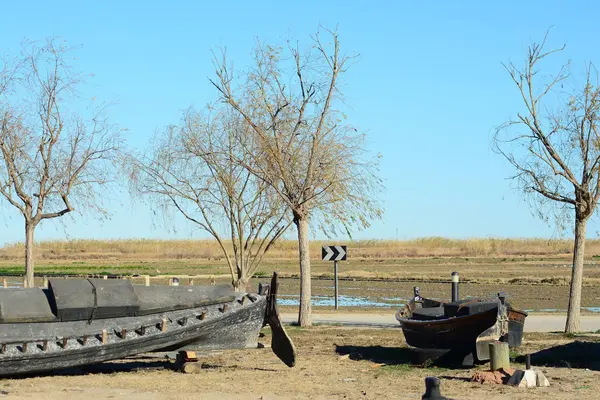 Velhos Barcos Espanha — Fotografia de Stock