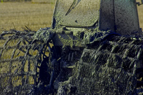 Tractor Working Field — Stock Photo, Image