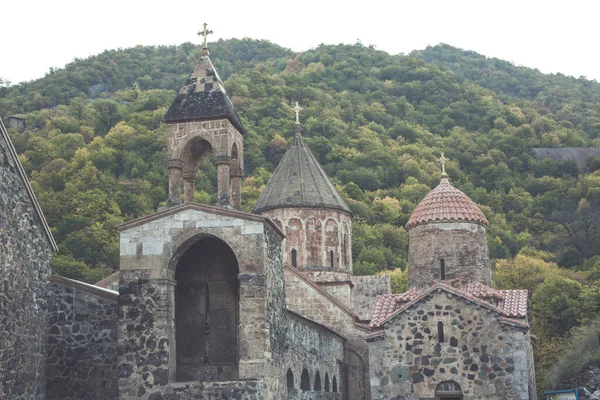 Igreja Com Floresta Colorida Armenia — Fotografia de Stock