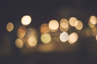 renk ve şehir arkaplanındaki farklı bokeh