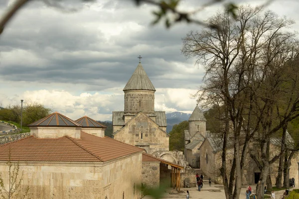 Haghartsin Church Armenia Abstract Sky Backround — Stock Photo, Image