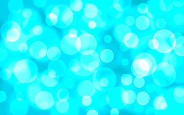 Soyut mavi Bokeh daireler Christmas kış arka planı için