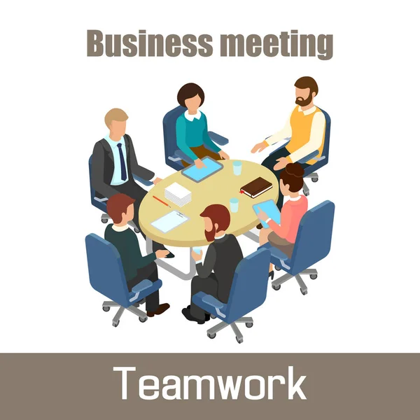 Business meeting concept. — Stock Vector