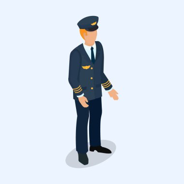 Pilot, pilot şekil hafif bir arka plan üzerinde izole 