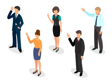 İzometrik tarzı oy